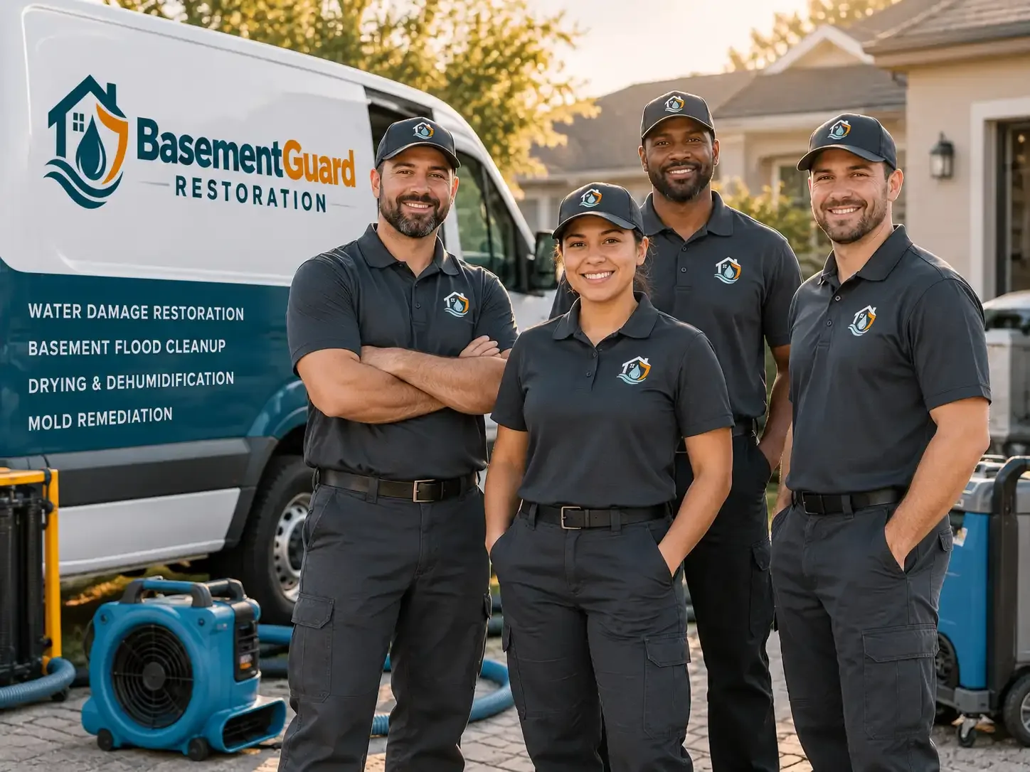 Basement Water Damage Restoration company in Hanna, IN